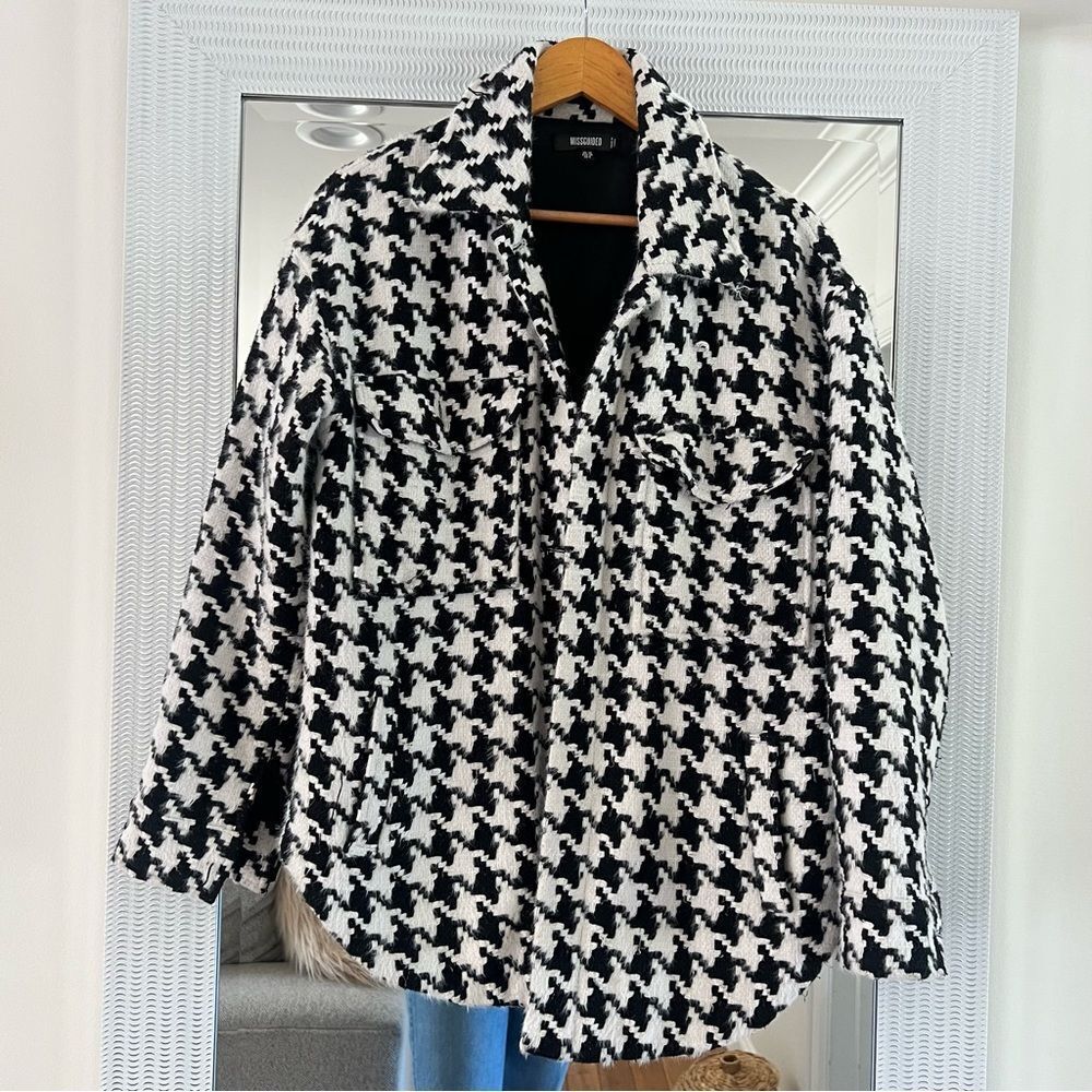 Houndstooth Shacket - image 3